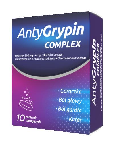 Antygrypin, tabletki musujące, 10 sztuk